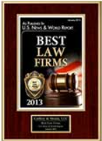 U.S. News & World Report | Best Law Firms | 2013