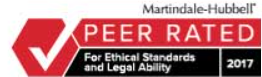 Martindale-Hubbell | Peer Rated for Ethical Standards and Legal Ability | 2017